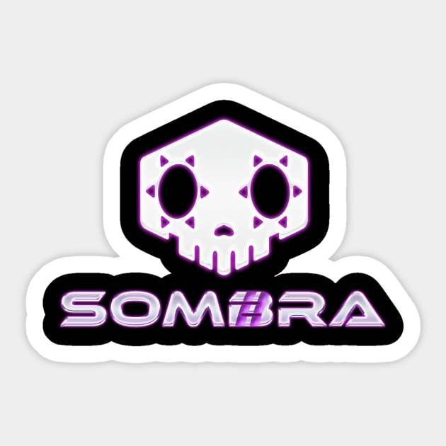 Sombra, Overwatch Sticker by WitchLady